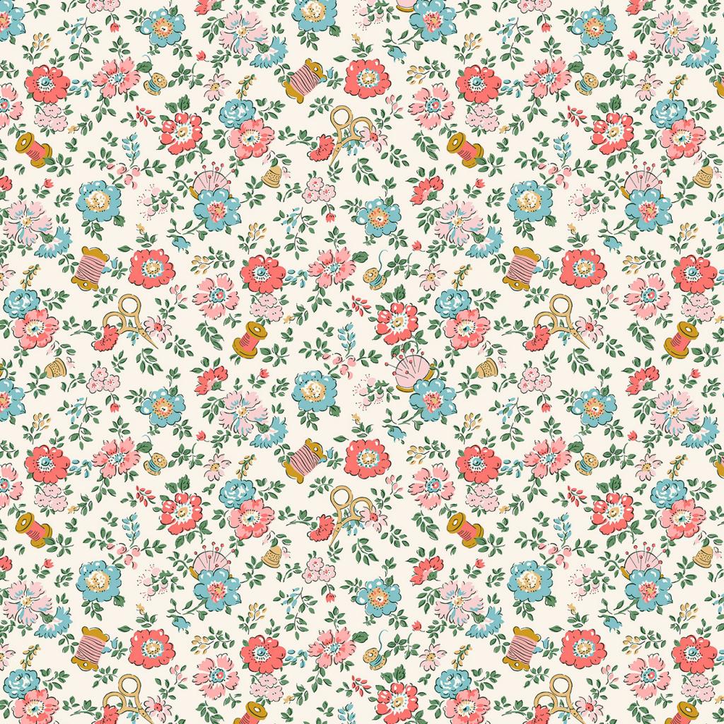 Liberty Fabrics: Tudor Celebration Cream