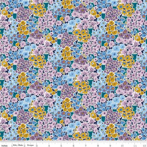 Liberty Fabrics: Tudor Celebration Blue