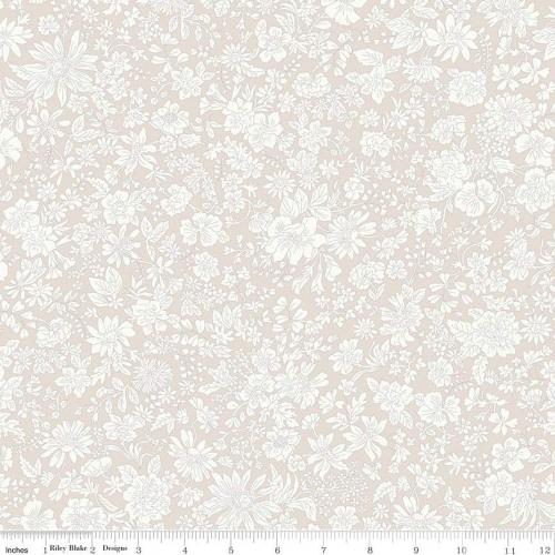 Liberty Fabrics: Emily Blossom Wide-Width Cream