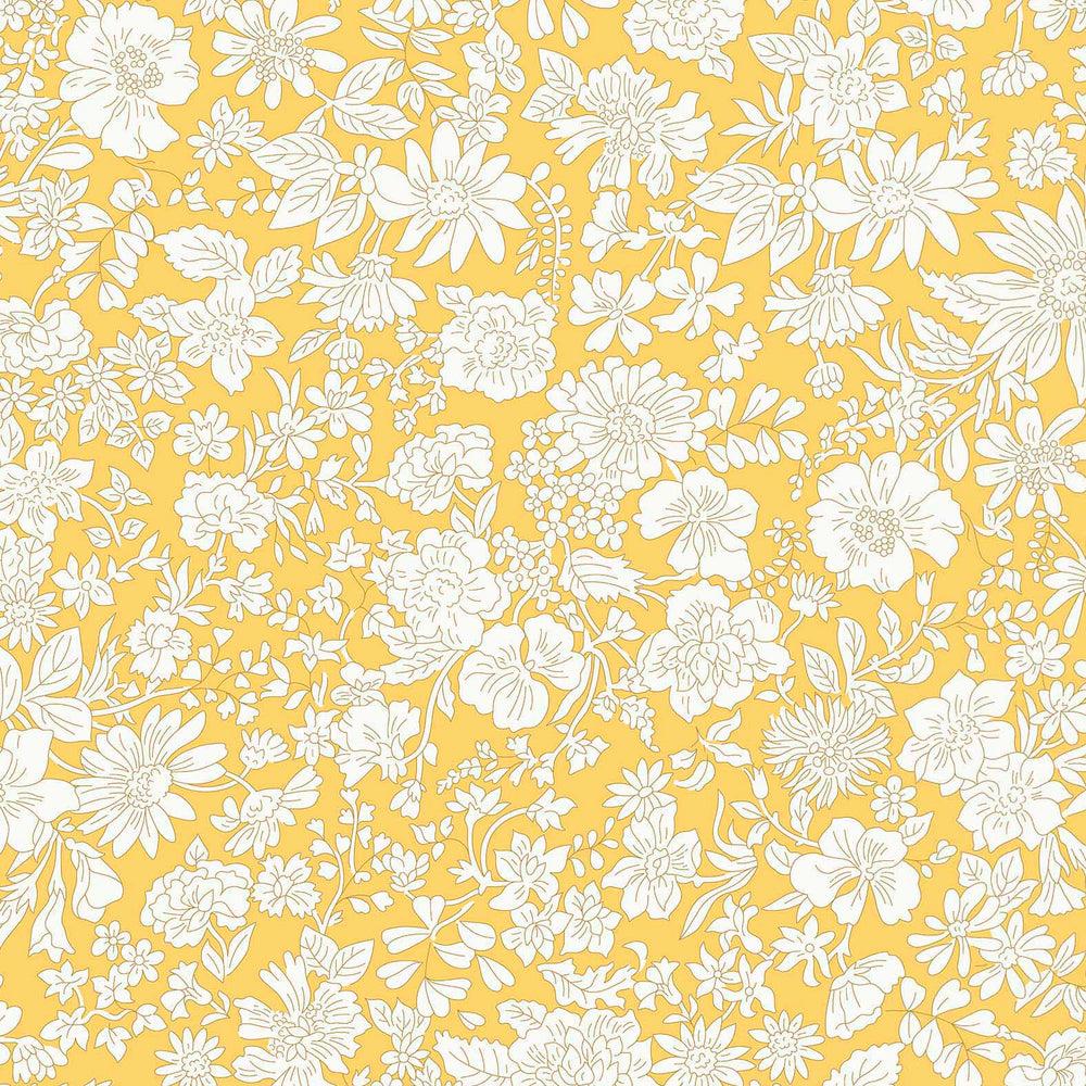 Liberty Fabrics: Emily Blossom Wide-Width Yellow