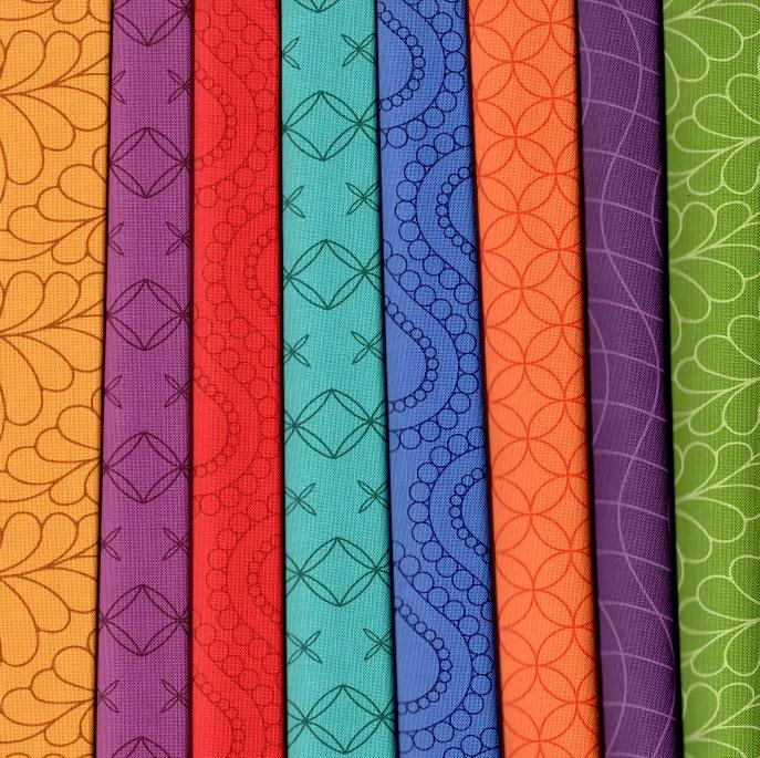 Rainbow Spice Fabric Pack - 8 Fat Quarters