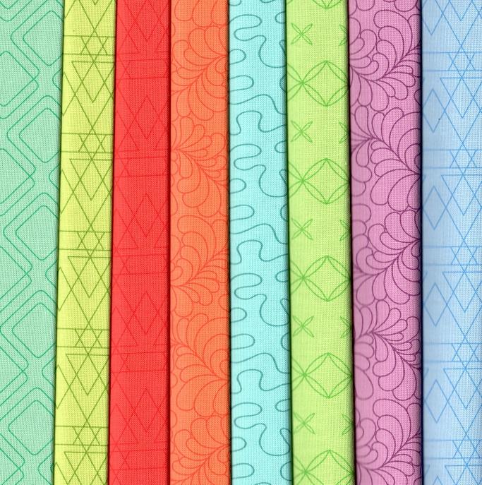 Rainbow Sherbet Fabric Pack - 8 Fat Quarters