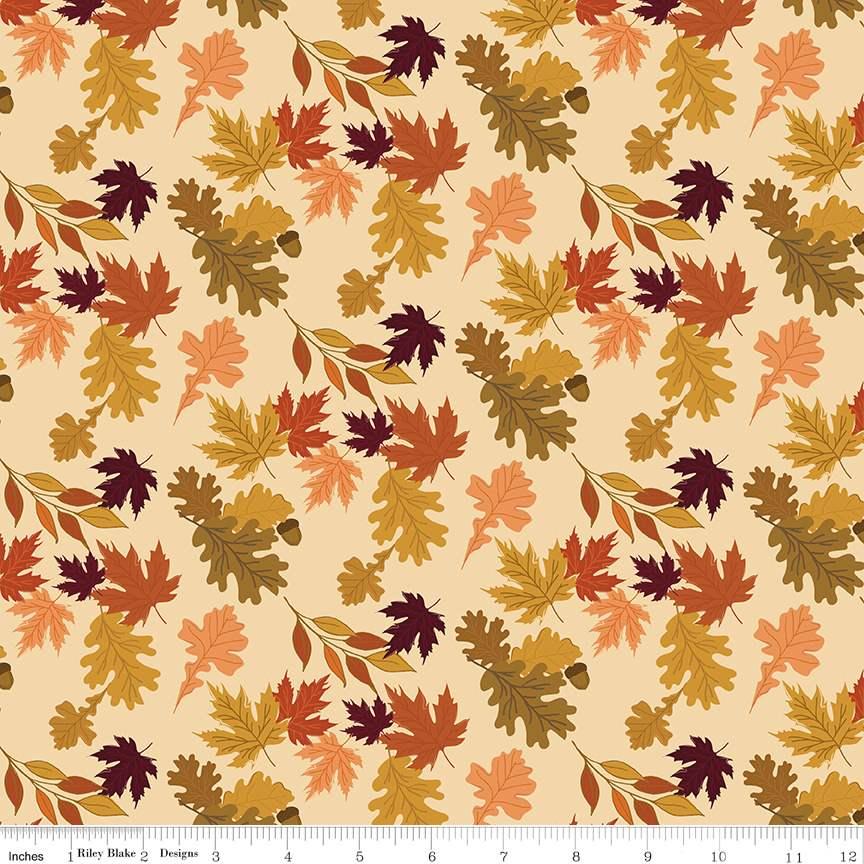The Awe of Autumn Cream - Old Country Store Fabrics
