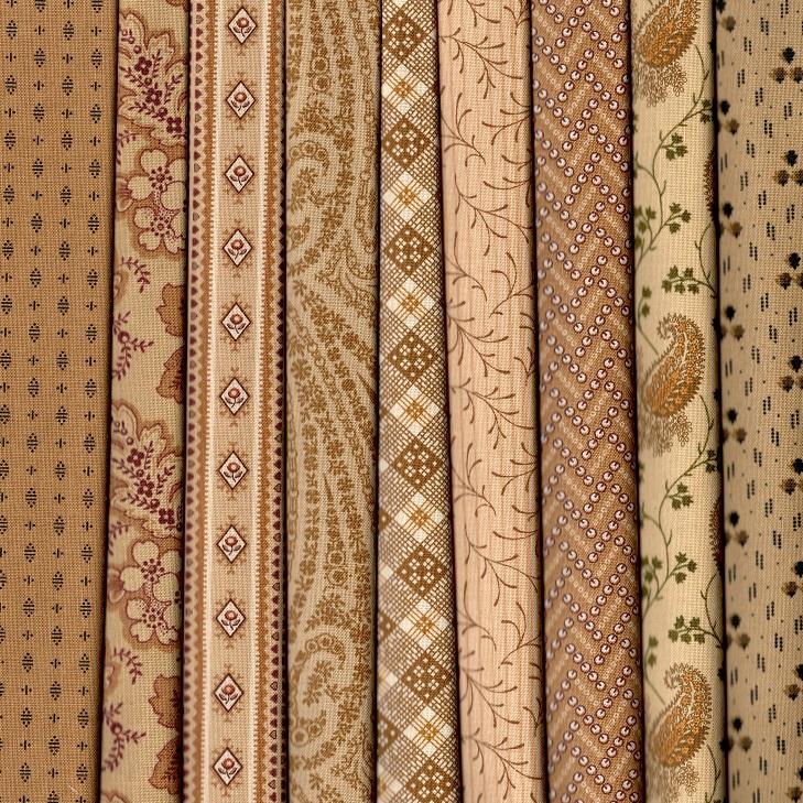 Toasted Fabric Pack - 9 Fat Quarters