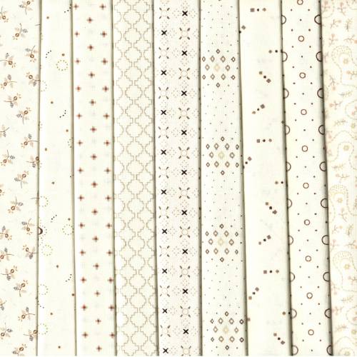 Buttercream & Brickle Bits Fabric Pack - 9 Fat Quarters