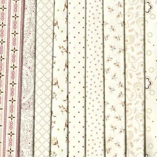 Buttercream & Brickle Bits Fabric Pack - 9 Fat Quarters