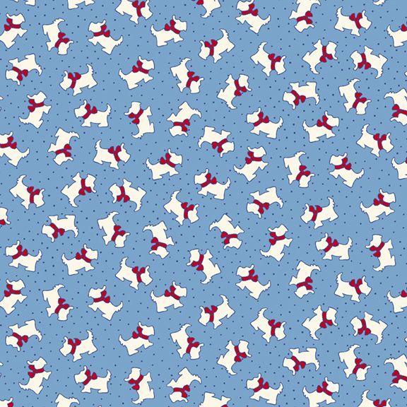 Aunt Grace Goes Scrappy Blue