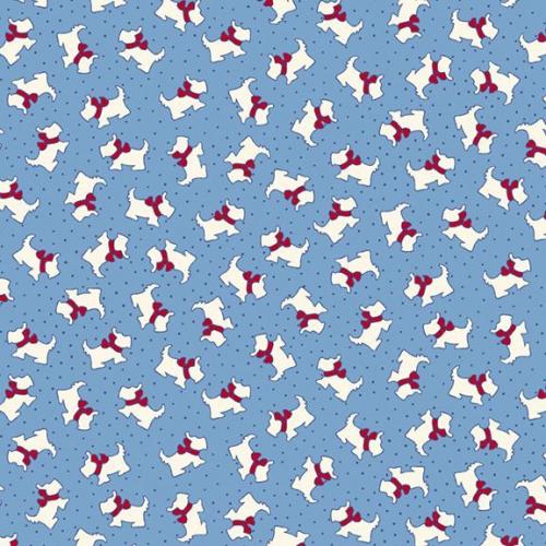 Aunt Grace Goes Scrappy Blue