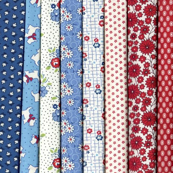 Aunt Grace Goes Scrappy Fabric Pack - 8 Fat Quarters