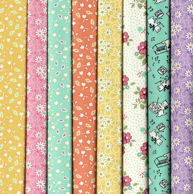 Aunt Grace Goes Scrappy Fabric Pack - 8 Fat Quarters