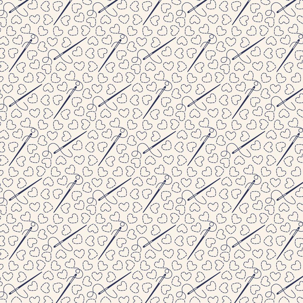 Sewn with Love by Felicity Fabrics Cream