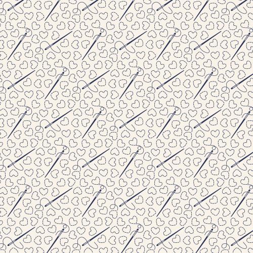 Sewn with Love by Felicity Fabrics Cream