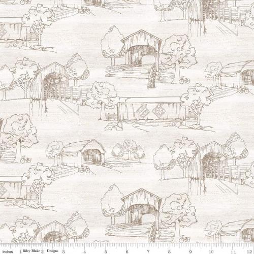 Covered Bridges in Spring White