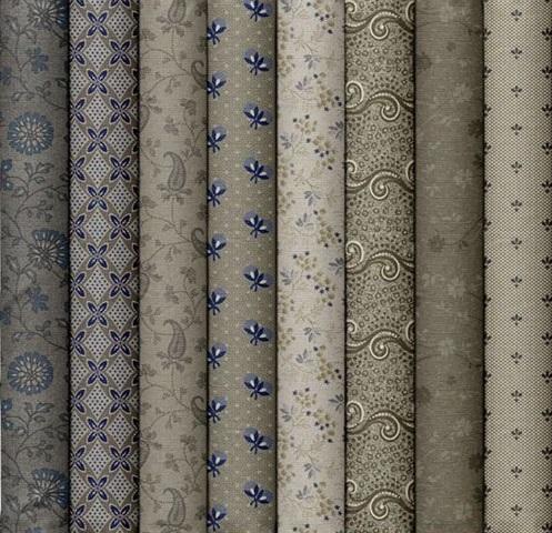 Stone Cottage Fabric Pack - 8 Fat Quarters