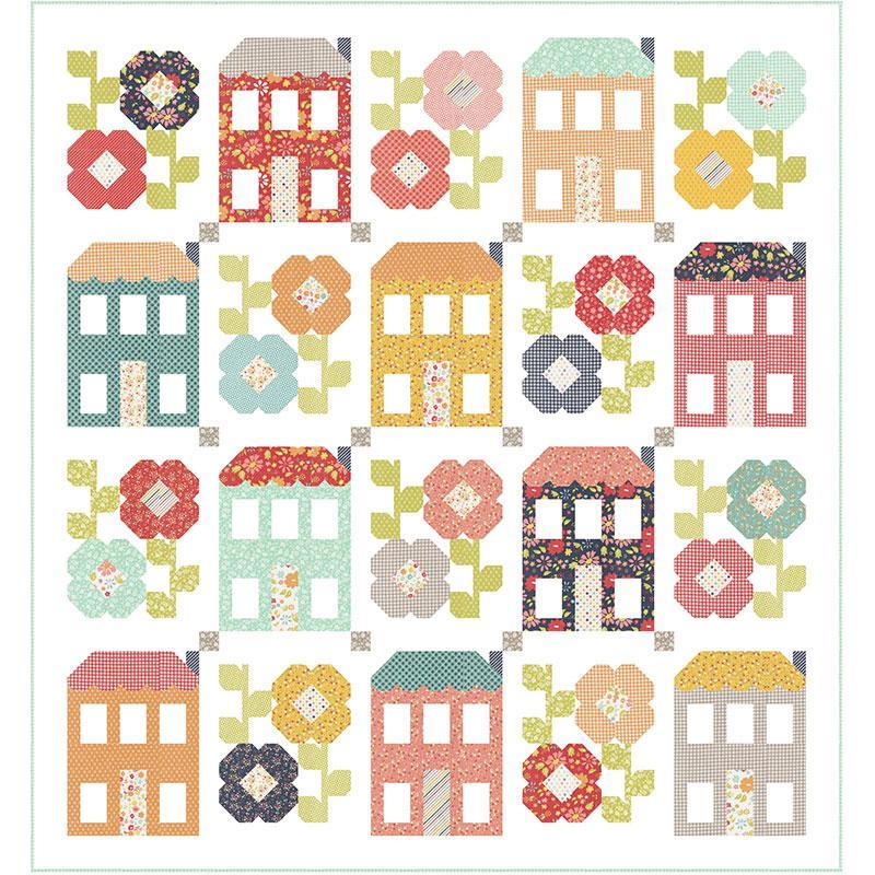 Spring Town Quilt Kit - Delightfully Yours