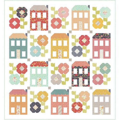 Spring Town Quilt Kit - Delightfully Yours