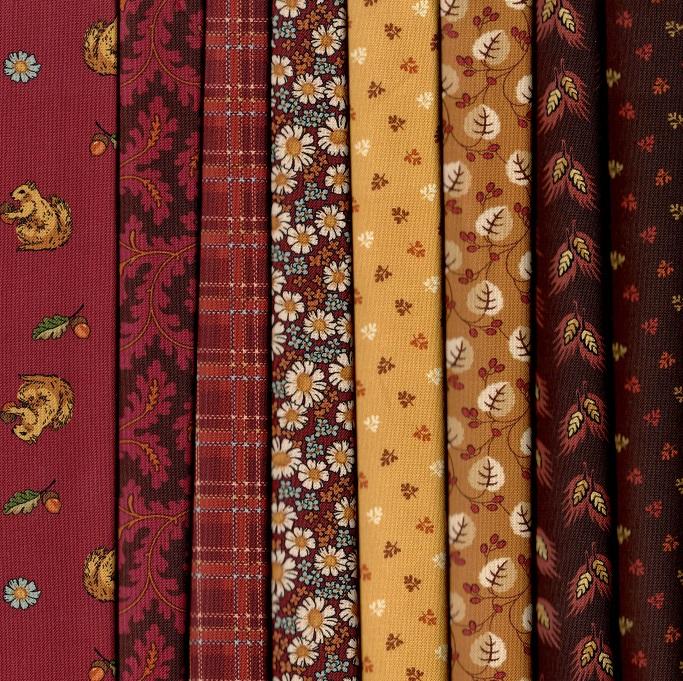 Gathering Fabric Pack - 8 Fat Quarters