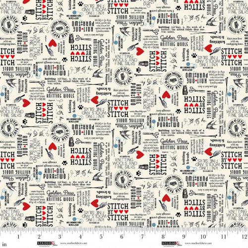 Knit 1, Purr 2 Cream