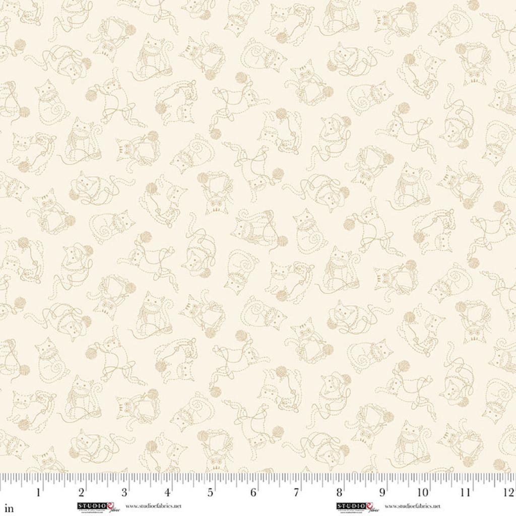 Knit 1, Purr 2 Cream