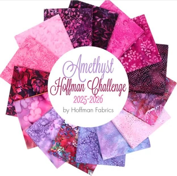 Amethyst Hoffman Challenge 2025-2026 Fabric Pack - 15 Fat Quarters