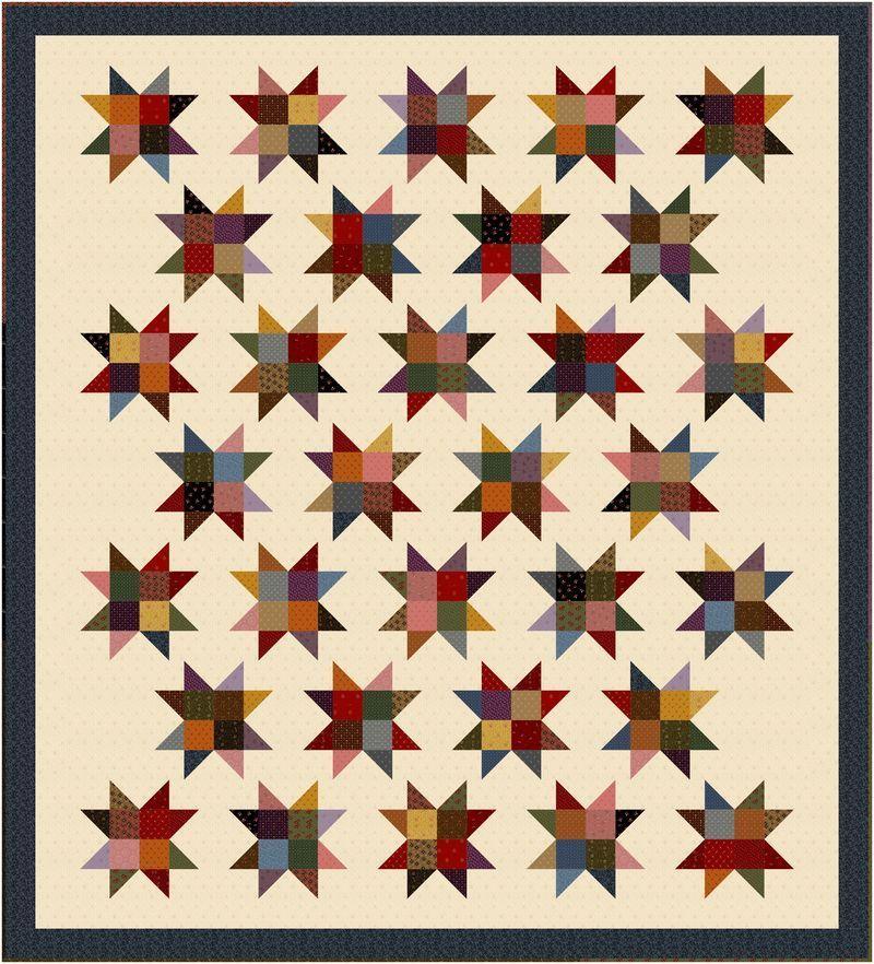 Prairie Dry Good II Strip Quilt - FREE PATTERN DOWNLOAD