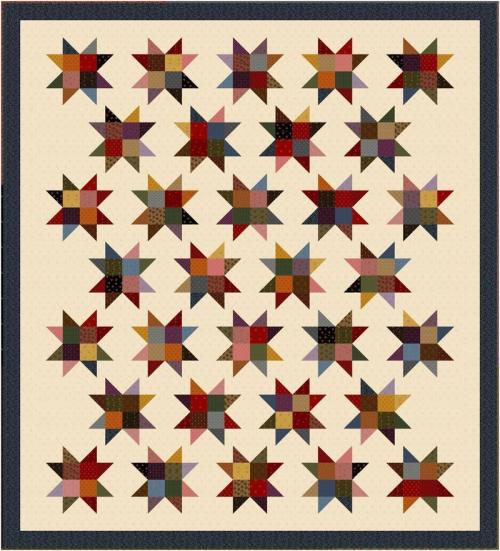 Prairie Dry Good II Strip Quilt - FREE PATTERN DOWNLOAD