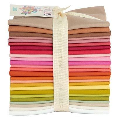 Tilda Solids Fat Quarter Bundle Warm Colors