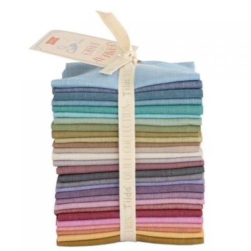 Tilda Chambray Fat Eight Bundle 28pc