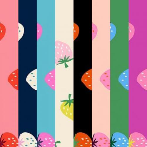 Ruby Star Society: Strawberry Fabric Pack - 8 Fat Quarters