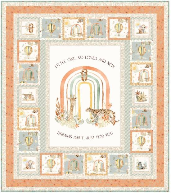 Mini Menagerie Panel Quilt - FREE PATTERN DOWNLOAD