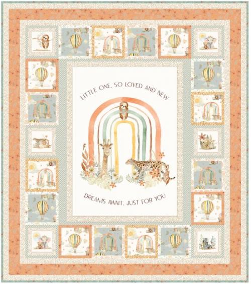 Mini Menagerie Panel Quilt - FREE PATTERN DOWNLOAD