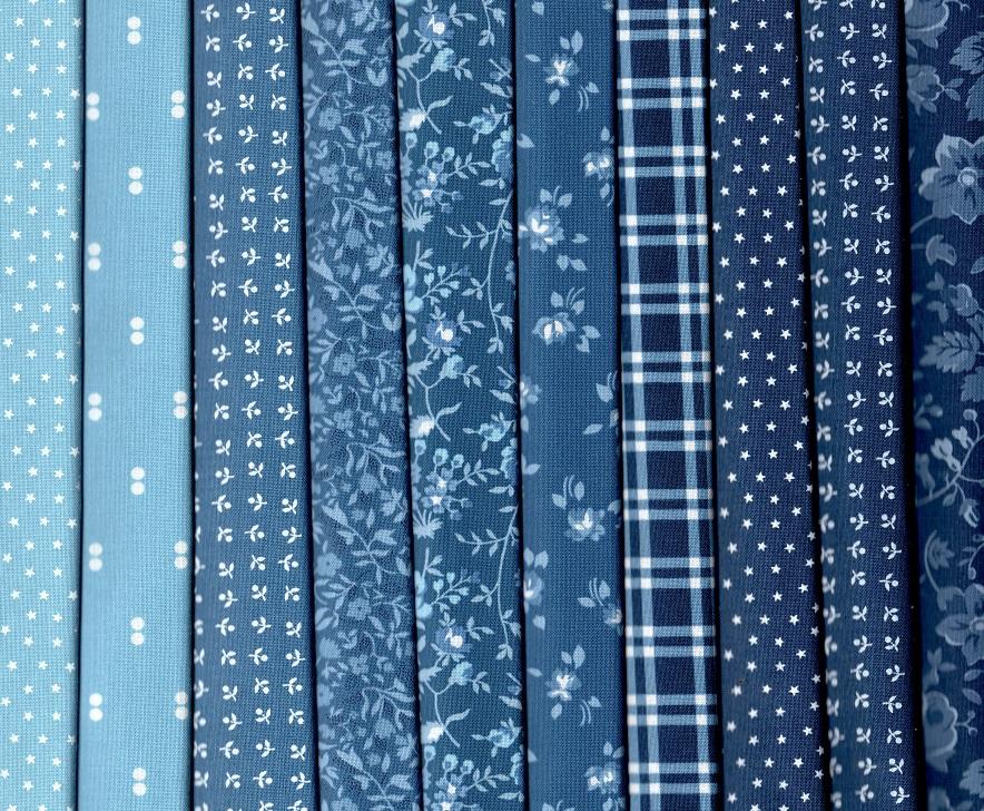 Blueprint Fabric Pack - 10 Fat Quarters