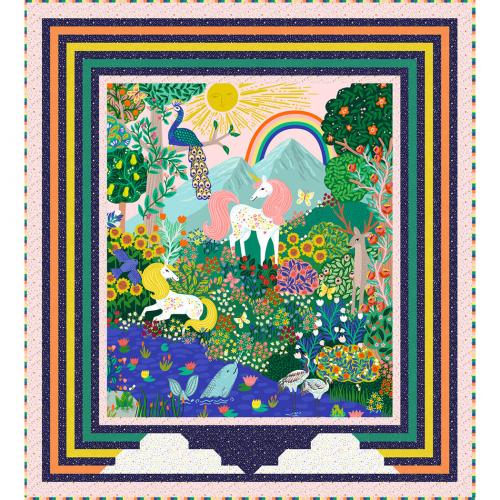 Rainbow Forest Quilt Kit