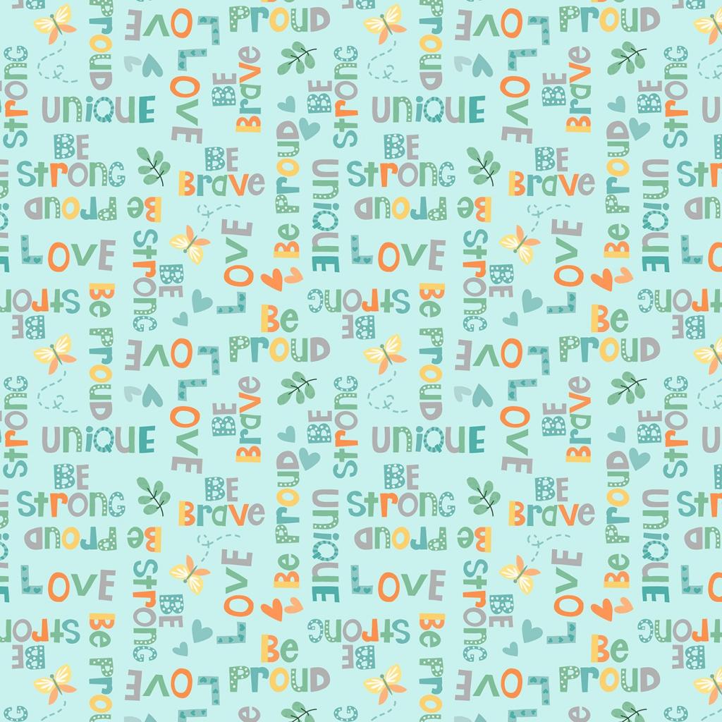 Safari Snuggles Word Toss Teal