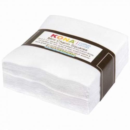 Kona Cotton MIni-Charms - White