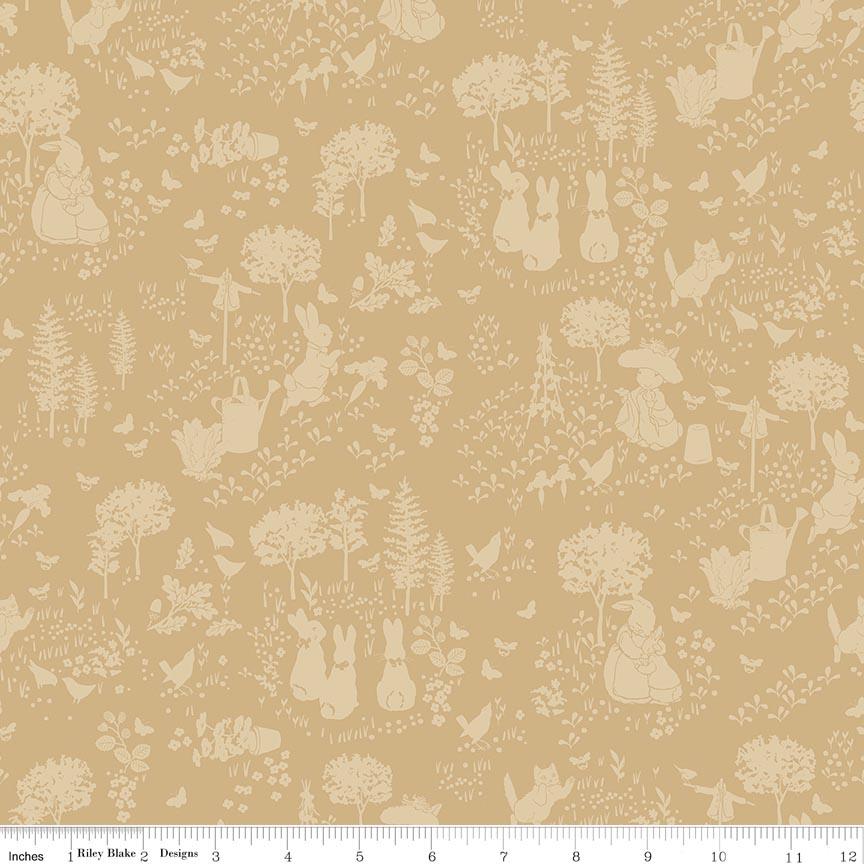 Peter Rabbit™ & Benjamin Bunny™ Tonal Garden Tan