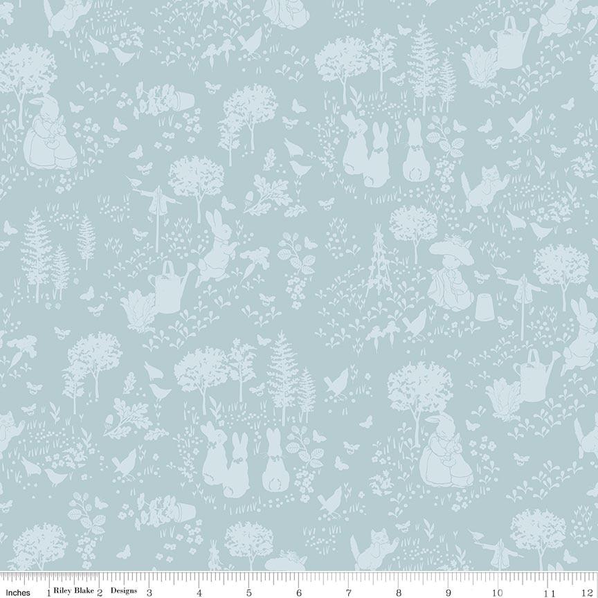 Peter Rabbit™ & Benjamin Bunny™ Tonal Garden Blue