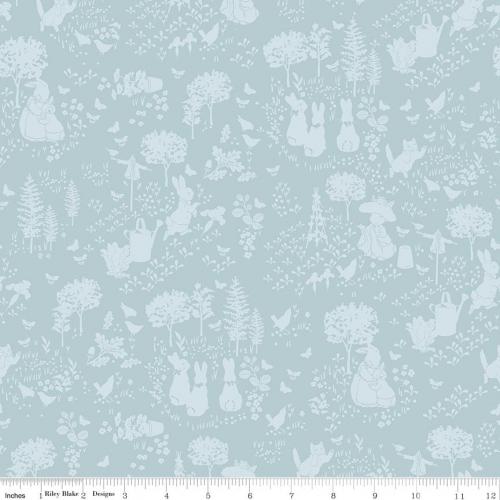 Peter Rabbit™ & Benjamin Bunny™ Tonal Garden Blue