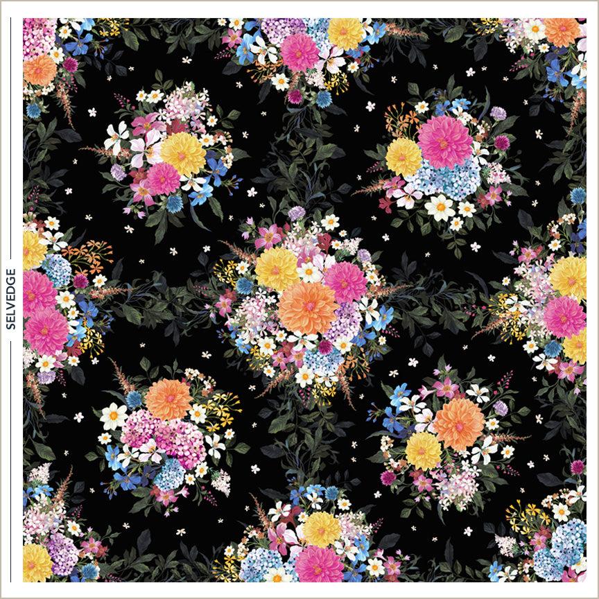 Midnight Blooms Whimsical Garden