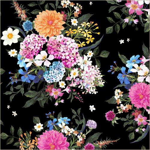 Midnight Blooms Bountiful Bouquets Black