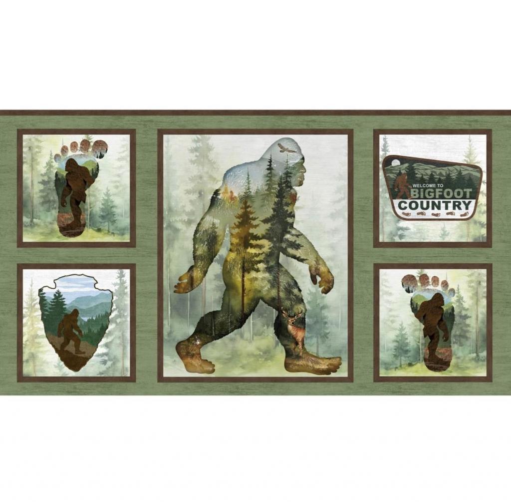 Bigfoot Country Bigfoot Blocks Panel
