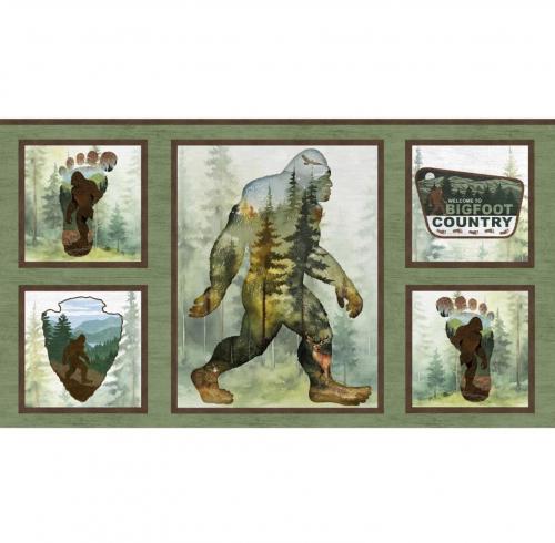 Bigfoot Country Bigfoot Blocks Panel