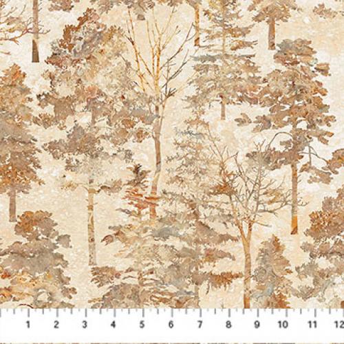 Rooted Trees Beige Multi