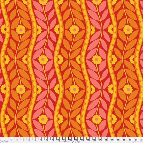 Vegetable Patch Brocade - Red