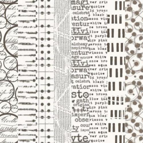 Stamped Fabric Pack - 8 Fat Quarters