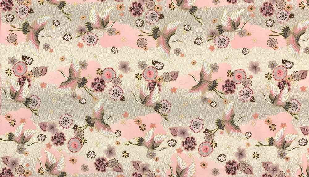 Imerpial Collection: Graceful Cranes Cream
