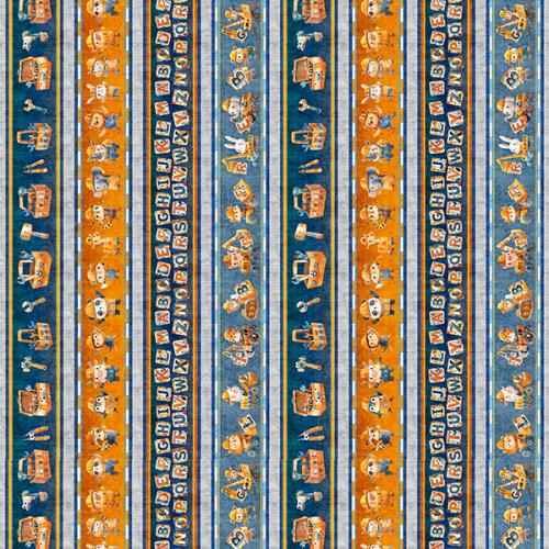 Build It Construction Animal Border Stripe