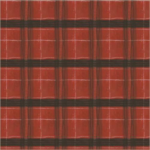 The Plaid One Window Pane Plaid Barn Red
