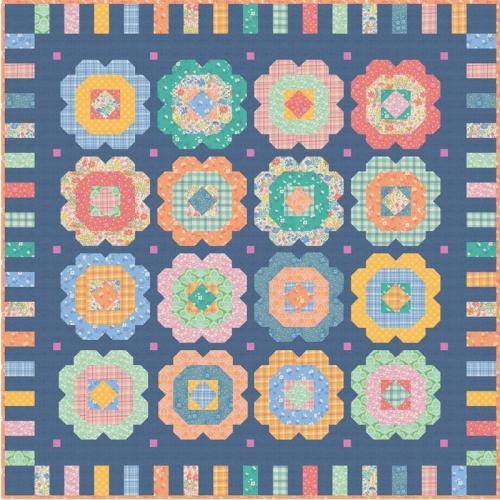 Arcada Quilt Kit - Cannon Beach fabric