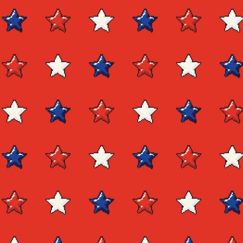 Pop Stars 8-Bit Stars Red